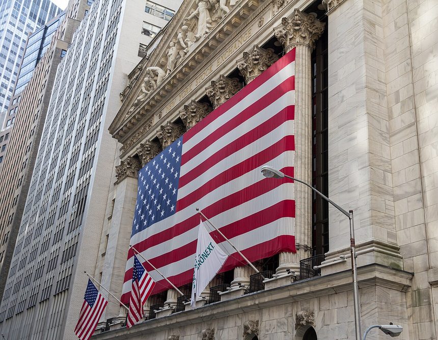 Wall Street and the New York Stock Exchange, where Scott Bessent built his hedge-fund fortune