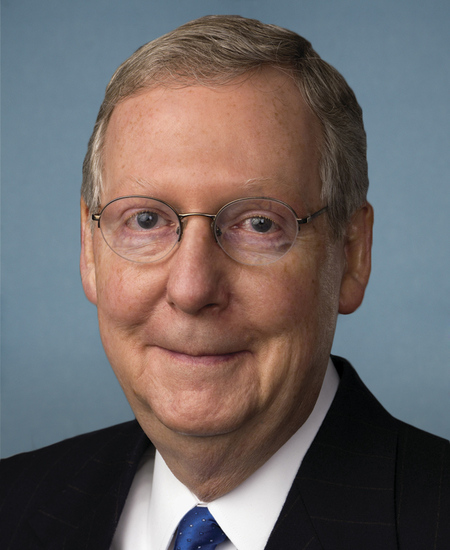 Official congressional portrait of Mitch McConnell