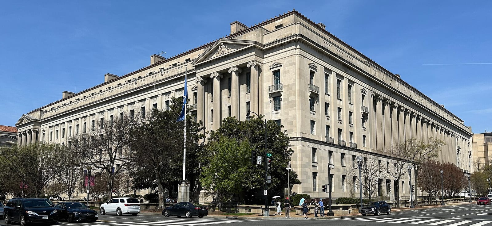 The Robert F. Kennedy Department of Justice Building in Washington, D.C.