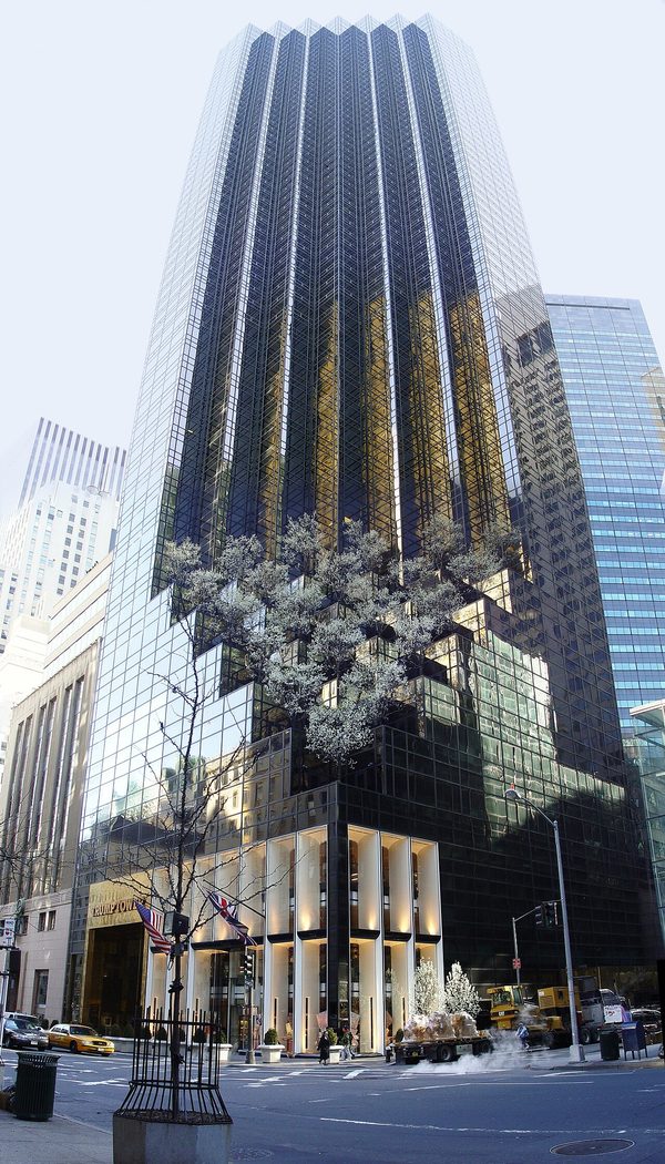 Trump Tower on Fifth Avenue in Manhattan, New York